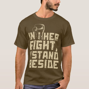 T-shirt Je Porte Le Rose Pour Mon Équipe De Soutien À La S