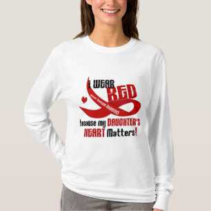 T-shirt Je porte le rouge pour ma fille 33