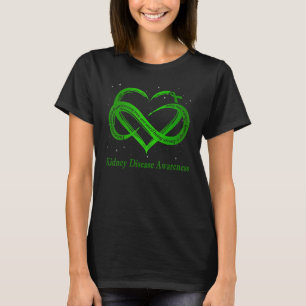 T-shirt Je Porte Le Vert Pour Le Guerrier De Sensibilisati