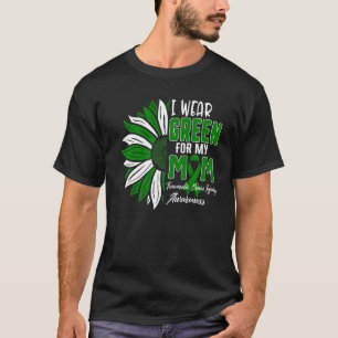 T-shirt Je Porte Le Vert Pour Ma Mère Traumatique Brain Bl