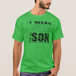 T-shirt Je porte le vert pour mon fils