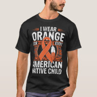Je Porte L'Orange Pour Chaque Enfant Amérindien