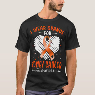 T-shirt Je Porte L'Orange Pour La Sensibilisation Au CANCE