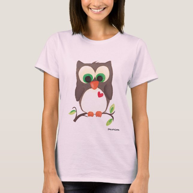T-shirt Je porte mon coeur sur mon tee-shirt... (Devant)