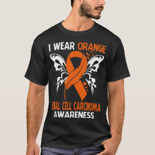 T-shirt Je Porte Orange Pour La Sensibilisation À LA CARCI