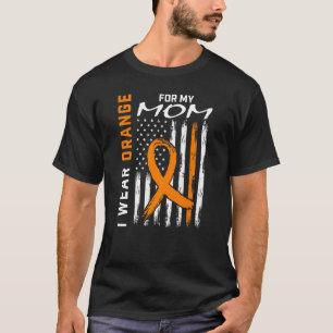 T-shirt Je Porte Orange Pour Ma Mère Sclérose En Plaques