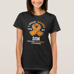 T-shirt Je Porte Orange Pour Mon Fils Ms Multiple Scelrosi