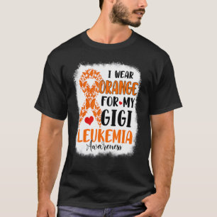 T-shirt Je Porte Orange Pour Mon Mois De Sensibilisation À