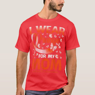 T-shirt Je Porte Orange Pour Mon Papillon De Sensibilisati