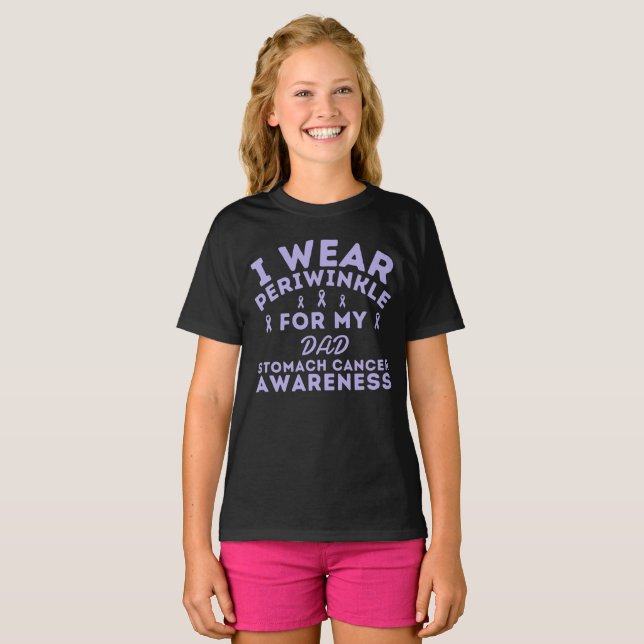 T-shirt Je Porte Périwinkle Stomach Personnaliser sur le c (Devant entier)