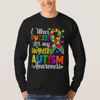 T-shirt Je Porte Un Puzzle Pour Mon Enfant Sensibilisation