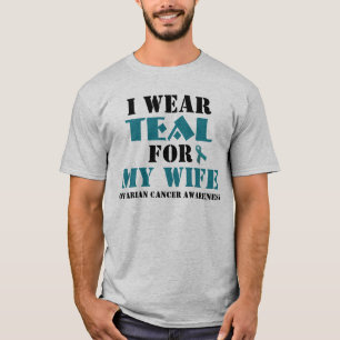 T-shirt Je porte un titre Turquoise pour (ajouter votre no