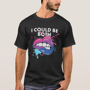 T-shirt Je Pourrais Être À La Fois Bisexuel Fierté Mars Bi