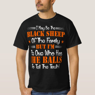 T-shirt Je pourrais être le mouton noir les balles