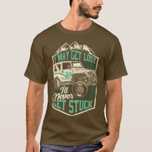 T-shirt Je Pourrais Être Perdu, Mais Je Ne Serai Jamais Co