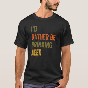 T-shirt Je préfère boire de la bière