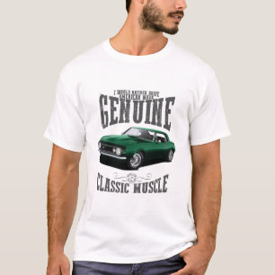 T-shirt Je préfère conduire un Camaro Vert