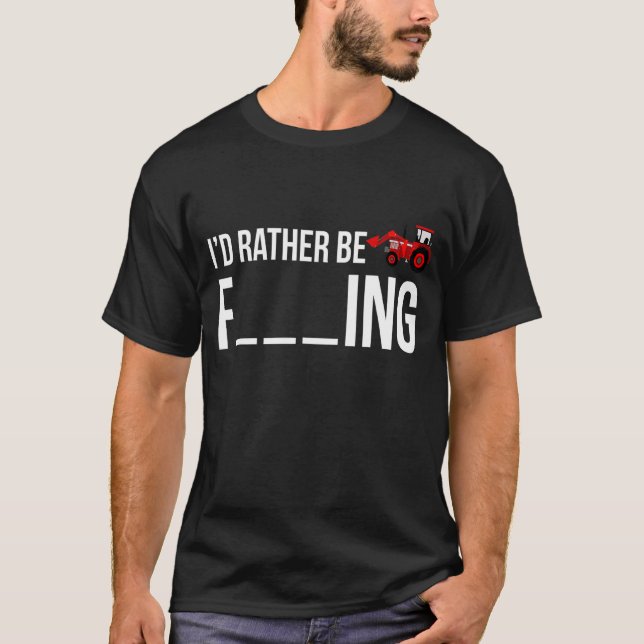 T-shirt Je préfère cultiver des vêtements (Devant)