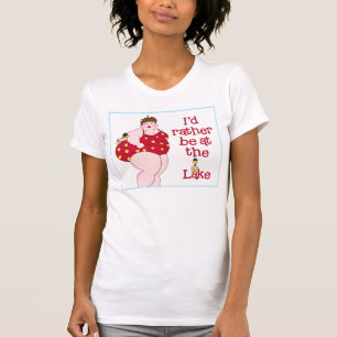 T-shirt Je préfère être au lac !