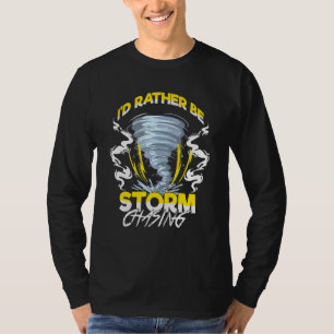 T-shirt Je Préfère Être Chasseur Chasseur Chasseur Tornado