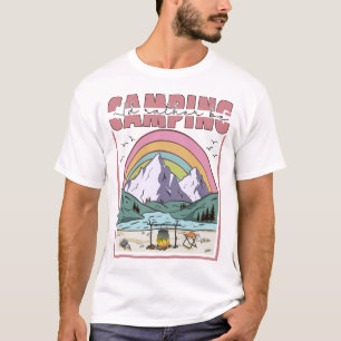T-shirt Je préfère être en camping