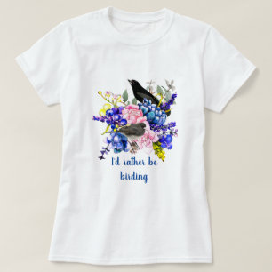 T-shirt Je préfère être Oiseau / Oiseau Amoureux