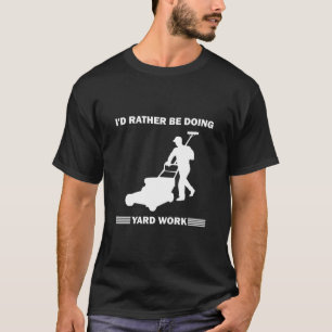T-shirt Je préfère faire du jardinage jardinage jardinier