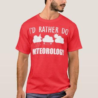 T-shirt Je préfère la météorologie (2)