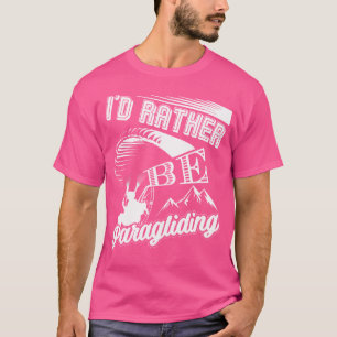 T-shirt Je Préfère Parapente Parachute Sky