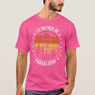 T-shirt Je Préfère Parapente Parachute Sky