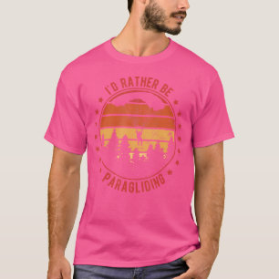 T-shirt Je Préfère Parapente Parachute Sky