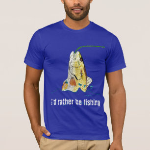 T-shirt Je préfère pêcher