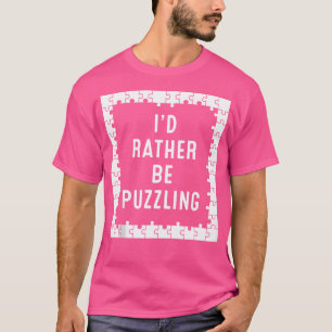 T-shirt JE Préfère Résoudre des Puzzles en Pièces