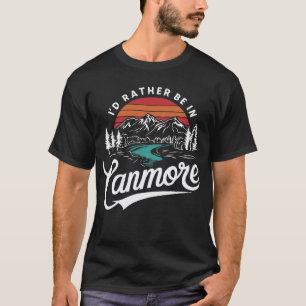 T-shirt Je Préférerais Être À Canmore. Alberta