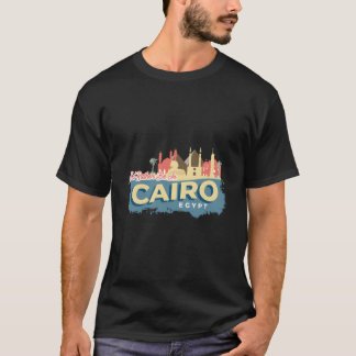 T-shirt Je préférerais être au Caire, style égyptien