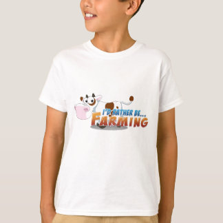 T-shirt Je Préférerais Être...Cultivant