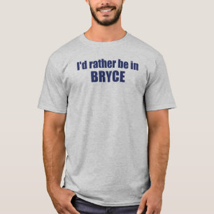T-shirt Je Préférerais Être Dans Le Parc National De Bryce