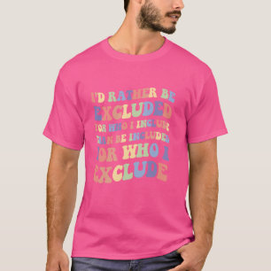 T-shirt Je préférerais être exclu de la publicité pour les