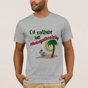 T-shirt Je préférerais être photosynthétiseur