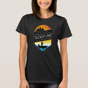 T-shirt Je préférerais être sur le lac Tucker Wisconsin à