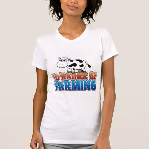 T-shirt Je préférerais faire de l'agriculture ! (Agricultu