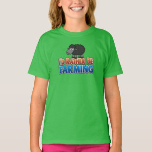 T-shirt Je préférerais faire de l'agriculture ! (Agricultu