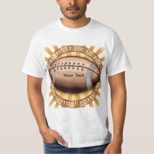 T-shirt Je préférerais jouer au football