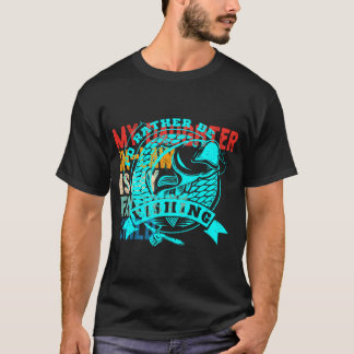 T-shirt Je Préférerais Pêcher Longs Manches Drôle Don Pour