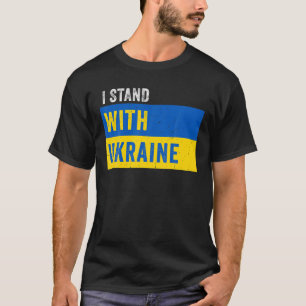 T-shirt Je Prends Position Avec L'Ukraine _ Arrêtez Poutin
