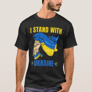 T-shirt Je Prends Position Avec L'Ukraine L'Ukraine Soutie