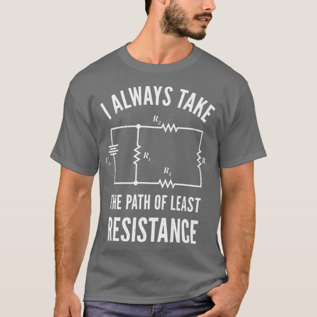 T-shirt Je Prends Toujours Le Chemin De La Résistance La M (Devant)