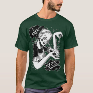 T-shirt Je prépare mes propres potions  Sorcière Herbe sor