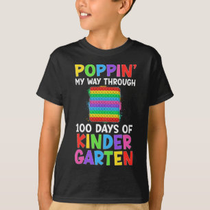 T-shirt Je Presse Mon Chemin À Travers 100 Jours De Matern