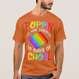 T-shirt Je Presse Mon Chemin À Travers 100 Jours Drôle 100